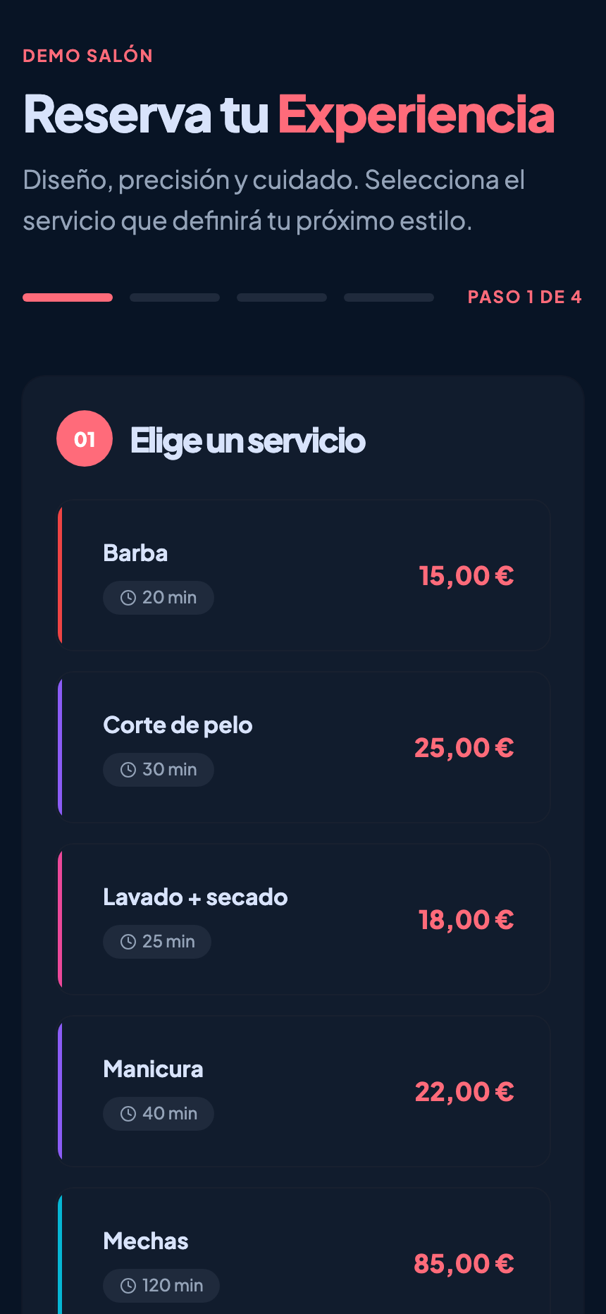 Reserva móvil de Novure